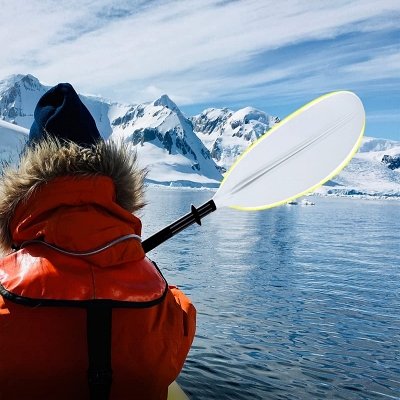 Pagaie kayak - Double - HeadPaddle™ - Blanc - Sunsetsports pêche