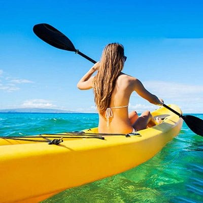 Pagaie kayak - Double - HeadPaddle™ - Noir - Sunsetsports pêche
