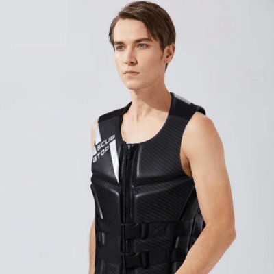 Gilet de Sauvetage - KayakJacket™ - Noir carbone - Sunsetsports pêche