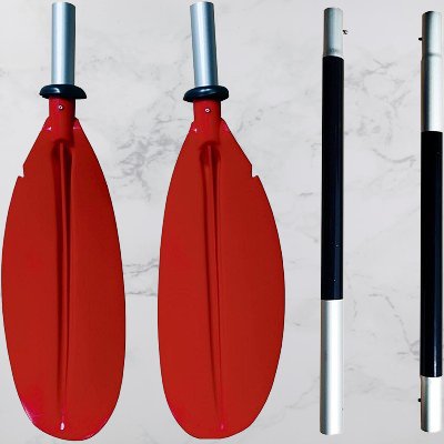 Pagaie kayak - Double - HeadPaddle™ - Rouge - Sunsetsports pêche