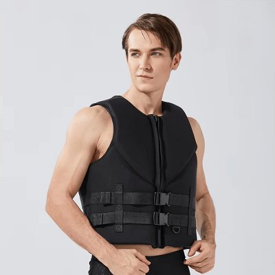 Gilet de Sauvetage - KayakJacket™ - Noir solide - Sunsetsports pêche