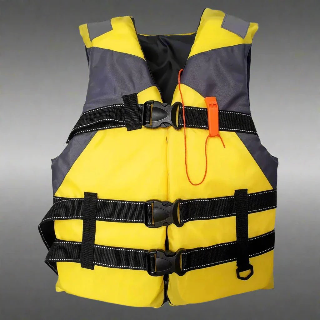 Gilet de sauvetage - AdultsLifeJacket™ - Jaune - Sunsetsports pêche