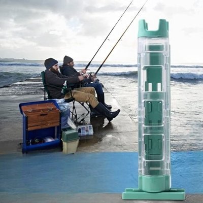 Support de canne à pêche - FishingRodStand™ - Vert - Sunsetsports pêche