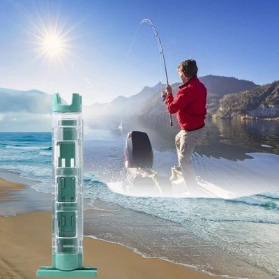 Support de canne à pêche - FishingRodStand™ - Vert - Sunsetsports pêche