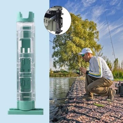 Support de canne à pêche - FishingRodStand™ - Vert - Sunsetsports pêche