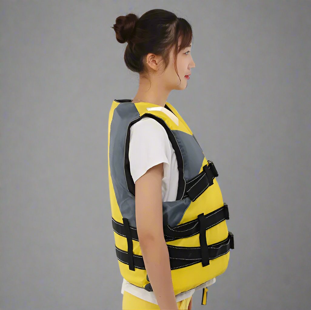 Gilet de sauvetage - AdultsLifeJacket™ - Jaune - Sunsetsports pêche